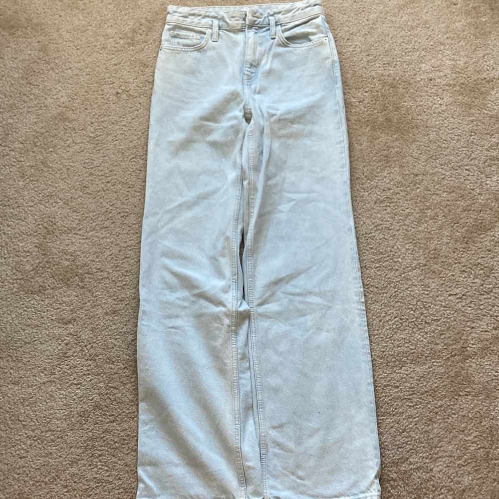 Mango Light Blue Flare Jeans